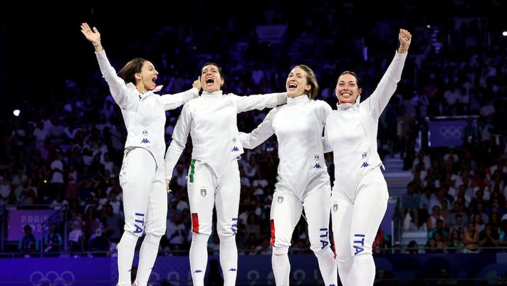 Olimpiadi, oro storico per l’Italia femminile nella spada a squadre: il post dell’Inter - immagine 1