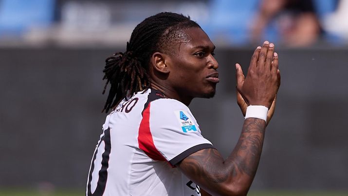 Rafael Leao, attaccante AC Milan, qui durante Sassuolo-Milan di Serie A