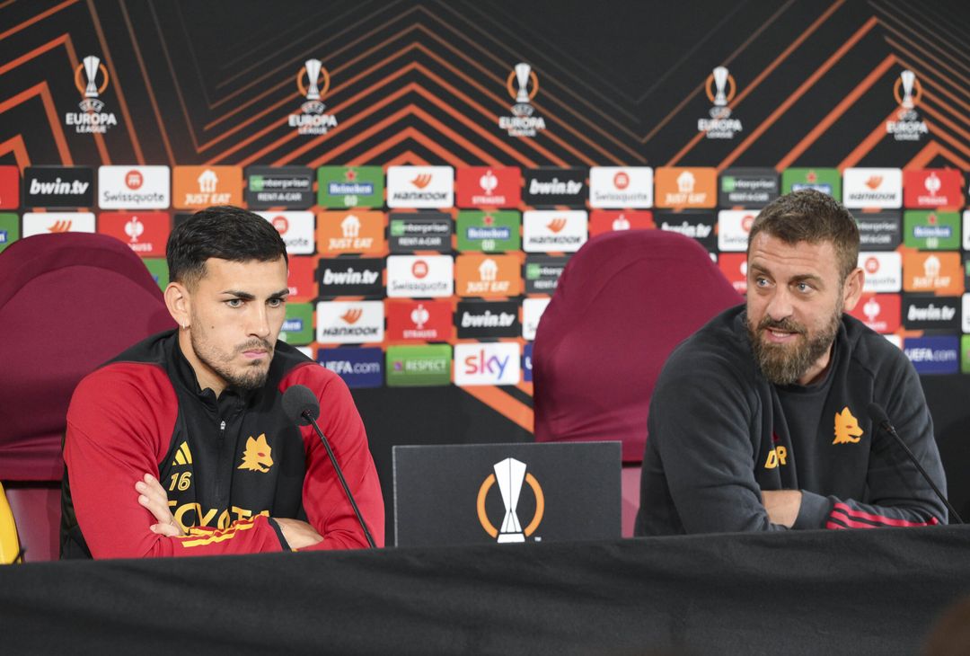 Roma-Bayer Leverkusen, la conferenza stampa di De Rossi e Paredes – FOTO GALLERY - immagine 10