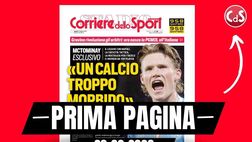 Prima pagina Corriere dello Sport: “Napoli, McTominay: ‘Calcio troppo morbido. Conte unico’”