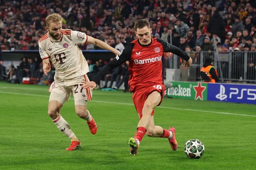 Wirtz in Champions League contro il Bayern Monaco. (Foto di Alex Grimm/Getty Images) Wirtz, parole di addio al Leverkusen? “Mi piace uscire dalla mia comfort zone”- immagine 3