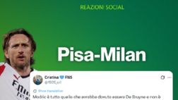 Pisa-Milan, Modric salvifico. Errore tattico di Allegri: ecco le reazioni social