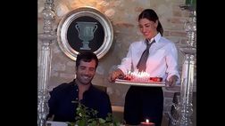 VIDEO / Belen festeggia il compleanno del suo nuovo fidanzato, Lorenzoni
