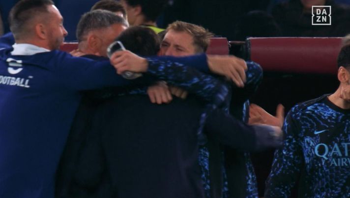 Roma-Inter, un gesto di Chivu si ripete. Mostra ‘i muscoli’ e a Barella lo dice col sorriso - immagine 1