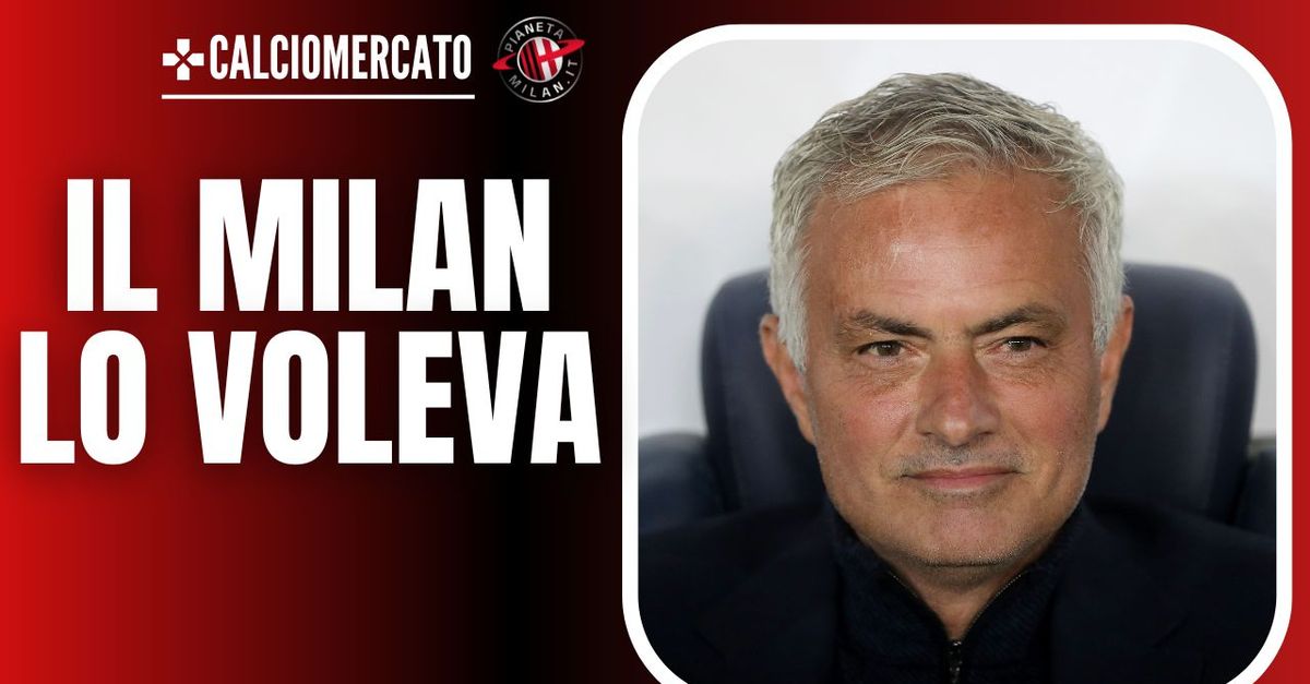 Allenatore Milan, bomba dalla Turchia: “Mourinho era in corsa. Ma …”