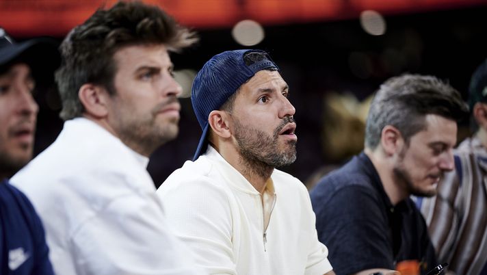MADRID, SPAIN - JULY 29: Kun Aguero during Finals of Kings League at Civitas Metropolitano Stadium on July 29, 2023 in Madrid, Spain. (Photo by Borja B. Hojas/Getty Images) Infortunio shock per Aguero: si rompe il tendine d’Achille in un torneo amatoriale - immagine 1