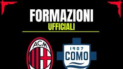 Milan-Como, le formazioni ufficiali: Allegri stravolge il centrocampo. Sorpresa in attacco