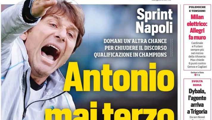 Prime pagine giornali sportivi oggi: il Napoli sui media- immagine 1