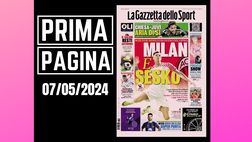 Prima pagina Gazzetta dello Sport: “Milan, scelto il nove: è Sesko”