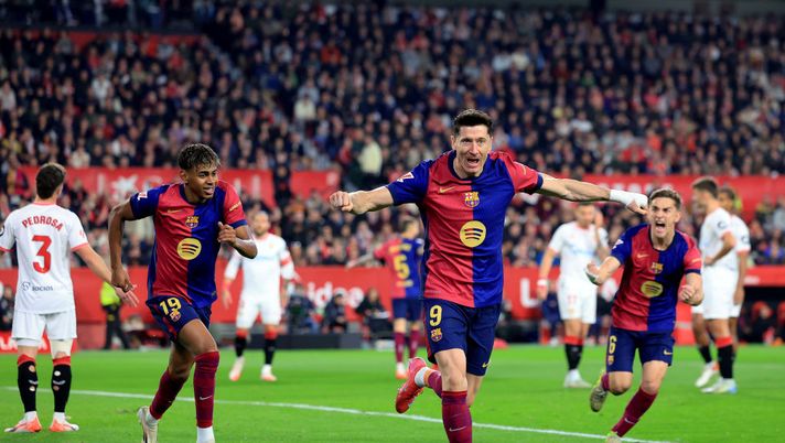 Barcellona Lewandowski Yamal