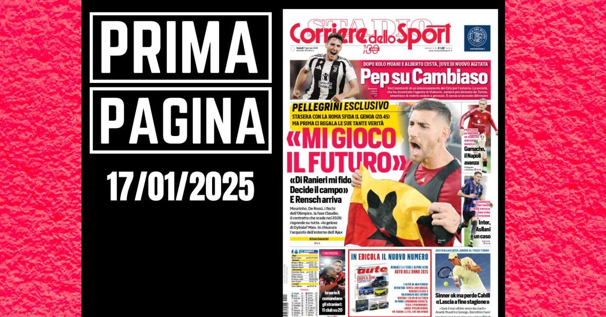 Prima pagina Corriere dello Sport: in Serie A comandano gli stranieri