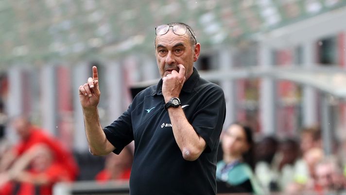 Maurizio Sarri Lazio Milan-Lazio Serie A