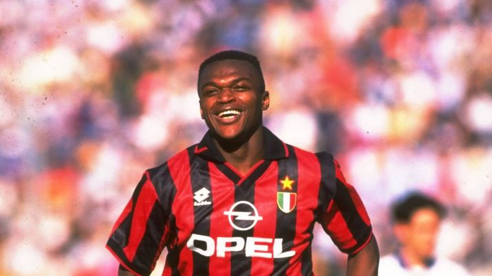 Marcel Desailly in Serie A con la maglia del Milan