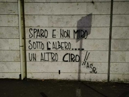 FOTO Ciro Esposito, a Roma ancora scritte ingiuriose che infangano la sua memoria- immagine 2