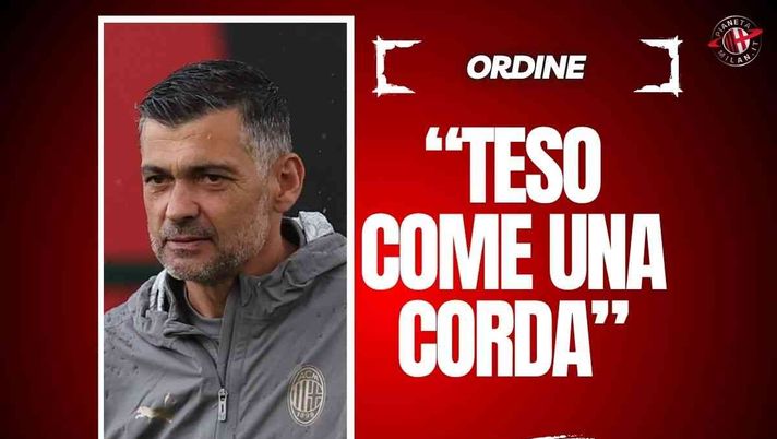 Milan-Bologna, Ordine: 'Conceicao teso come una corda di violino. La sconfitta ...'