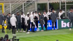 VIDEO FCIN1908 / Champions, Monaco a San Siro alla vigilia della sfida con l’Inter: le immagini