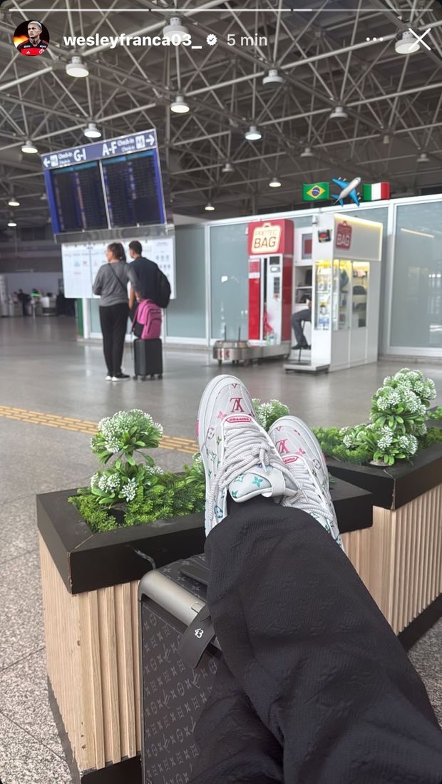 Wesley lascia il Brasile: “Non è un addio, ma un arrivederci”. Domani l’arrivo a Roma- immagine 2