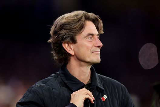 LONDRA, INGHILTERRA - NOVEMBRE 04: Thomas Frank, allenatore del Tottenham Hotspur, durante la sfida della UEFA Champions League 2025/26 League Phase MD4 contro il Copenhagen al Tottenham Hotspur Stadium. (Foto di Alex Pantling/Getty Images) Frank Tottenham