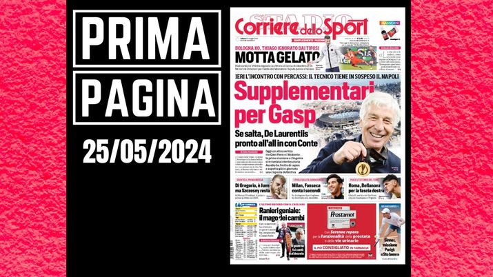 Prima pagina Corriere dello Sport: allenatore Milan, Fonseca conta i secondi