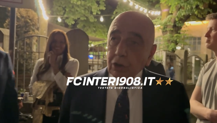 Galliani: “Bel discorso di Marotta, è giustamente positivo. Qui per tifare Inter” - immagine 1