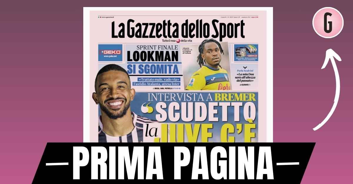 Prima pagina Gazzetta dello Sport: “Milan, la battaglia di Baresi” Prima pagina Gazzetta dello Sport: “Milan, la battaglia di Baresi”