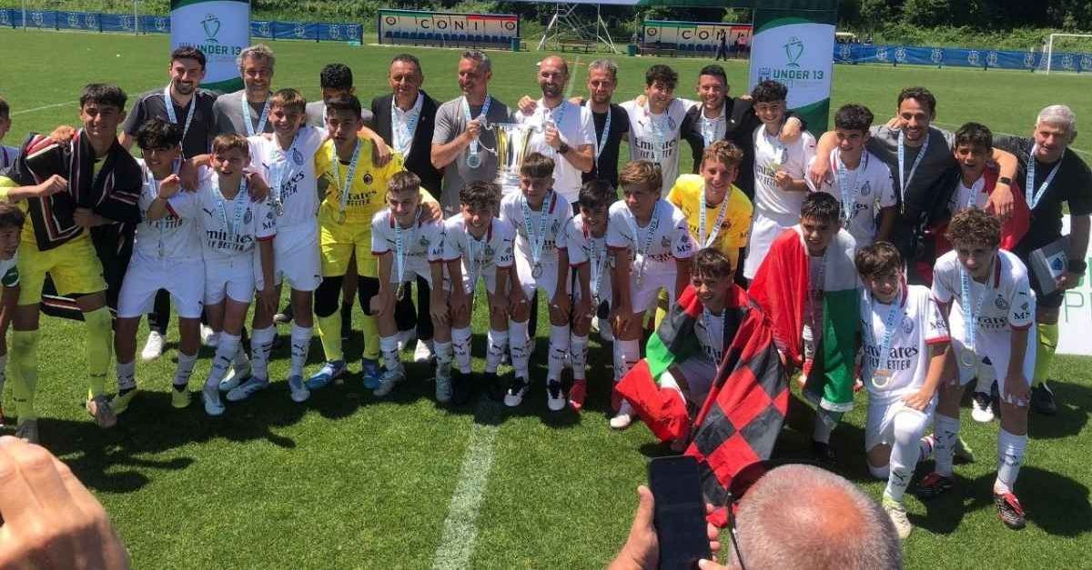 il milan under 13 è campione d italia esordienti il racconto della final four