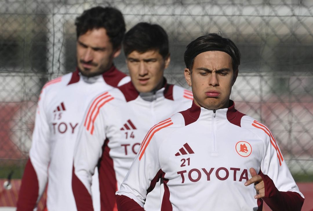 Roma, l’allenamento a due giorni dalla trasferta con il Milan – FOTOGALLERY - immagine 4