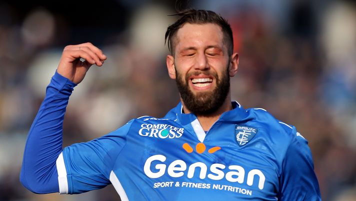 EMPOLI, ITALY - JANUARY 22: Levan Mchedlidze of Empoli FC reacts during the Serie A match between Empoli FC and Udinese Calcio at Stadio Carlo Castellani on January 22, 2017 in Empoli, Italy. (Photo by Gabriele Maltinti/Getty Images) Empoli-Torino: l’attacco azzurro il peggiore della Serie A. Ma Mchedlidze è in forma - immagine 1