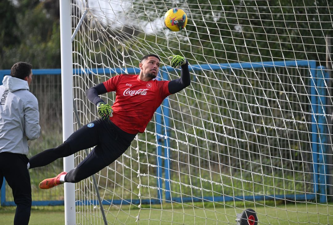 Allenamento a Castel Volturno senza i nazionali