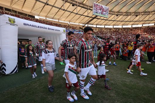 RIO DE JANEIRO, BRASILE - 23 GIUGNO: German Cano del Fluminense entra in campo prima della partita tra Fluminense e Flamengo. (Foto di Wagner Meier/Getty Images) Fluminense Chelsea pronostico