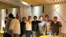 GALLERY Conte a cena con tutto lo staff azzurro: ecco in quale ristorante erano