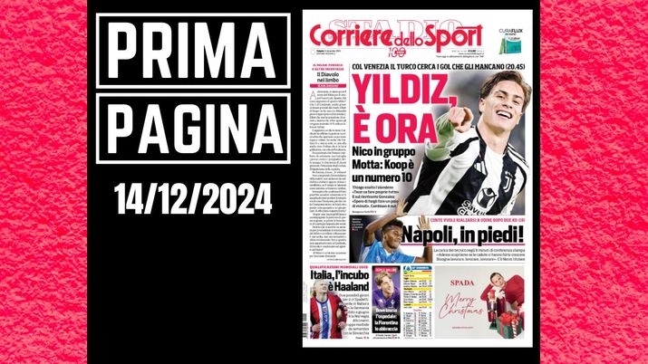 Prima pagina Corriere dello Sport: Milan, Fonseca e altre incertezze