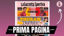 Prima pagina Gazzetta dello Sport: “Roma-Milan, vietato fermarsi”