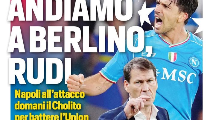 IL NAPOLI SUI MEDIA – Le prime pagine dei giornali di oggi 23 ottobre 2023 - immagine 1