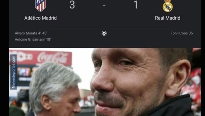 Atletico, i meme del derby di Madrid: “Real, avevi bisogno di Provedel…” - immagine 1