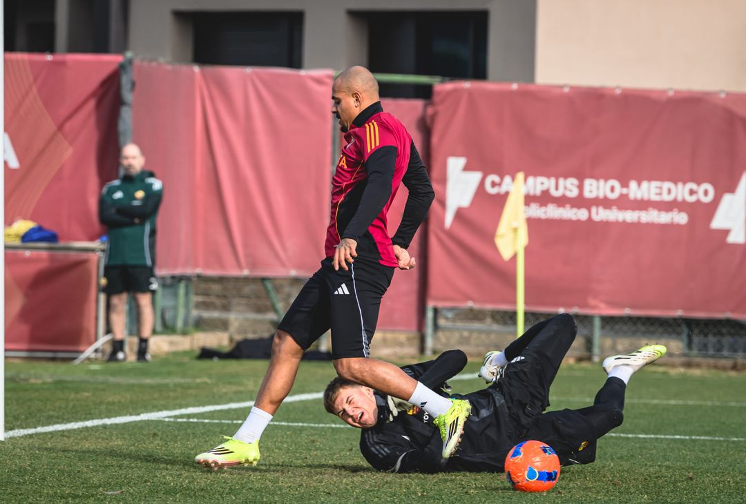 Trigoria, l’allenamento a -2 giorni dal Torino: ecco anche Malen – FOTO GALLERY - immagine 31