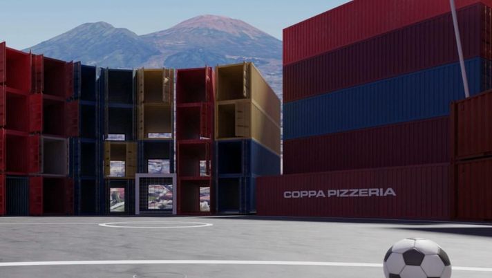 FOTO Coppa Pizzeria a Napoli: il calcio incontra l’arte in un campo unico al mondo - immagine 1