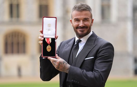 Windsor, Inghilterra - 4 novembre 2025: Sir David Beckham, ex calciatore. (Foto di Andrew Matthews - Pool/Getty Images)