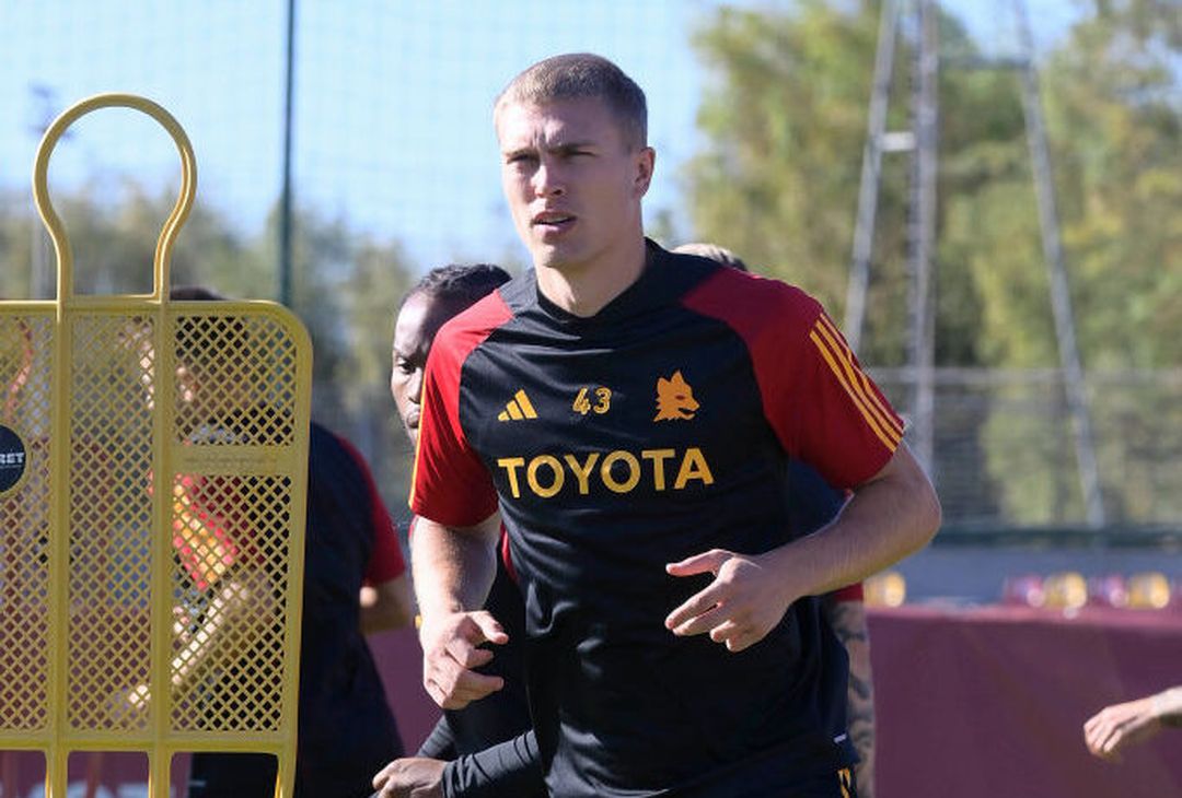 Roma, la rifinitura alla vigilia del match con lo Slavia – FOTO GALLERY - immagine 40