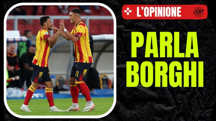 Borghi sul gol di Piccoli in Lecce-Milan