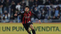 Volata finale di Lazio-Milan: il peso in area lo ha portato Athekame