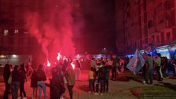 Anche alle porte di Milano, la festa per il Napoli tricolore