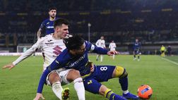 Verona-Torino 0-3, il tabellino: due ammoniti tra i granata