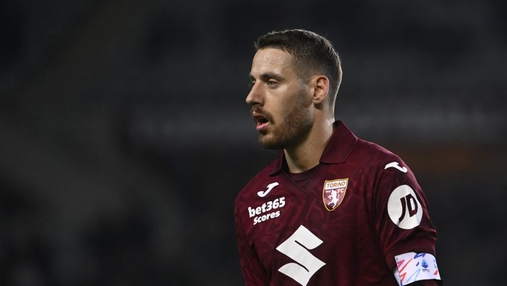 TURIN, ITALY - MARCH 13: Nikola Vlasic of Torino FC reacts during the Serie A match between Torino FC and Parma Calcio 1913 at Stadio Olimpico Grande Torino on March 13, 2026 in Turin, Italy. (Photo by Stefano Guidi - Torino FC/Torino FC 1906 via Getty Images) Torino-Parma 4-1, Vlasic: “Ora serve continuità, non come al solito…” - immagine 1