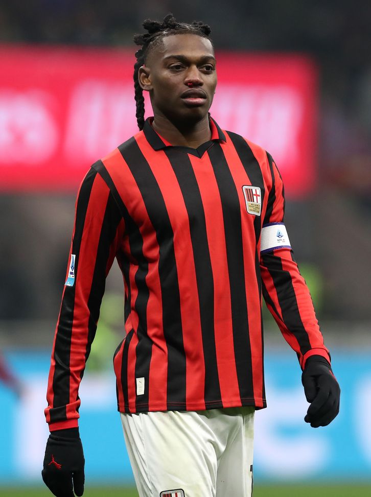 MILAN, ITALY - DECEMBER 15: Rafael Leao dell'AC Milan in serie A. (Photo by Marco Luzzani/Getty Images)