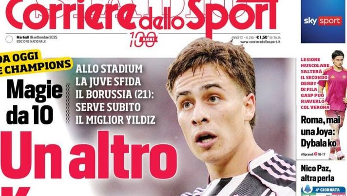 Il Napoli sui media: le prime pagine dei quotidiani di oggi- immagine 1