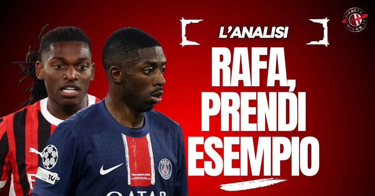 Milan, Leao: Dembélé dev’essere un esempio. E quel discorso di Luis Enrique … Milan, Leao: Dembélé dev’essere un esempio. E quel discorso di Luis Enrique …
