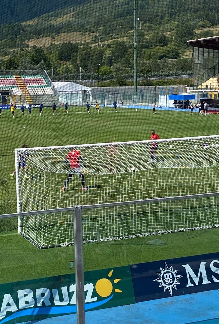 GALLERY Allenamento con i piedi per tre portieri azzurri - immagine 5
