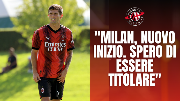 Christian Pulisic AC Milan amichevole Milan-Lumezzane 7-0 precampionato 2023-2024