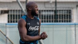 FOTO Lukaku, prime parole da azzurro: “Contento di essere qui, forza Napoli!”